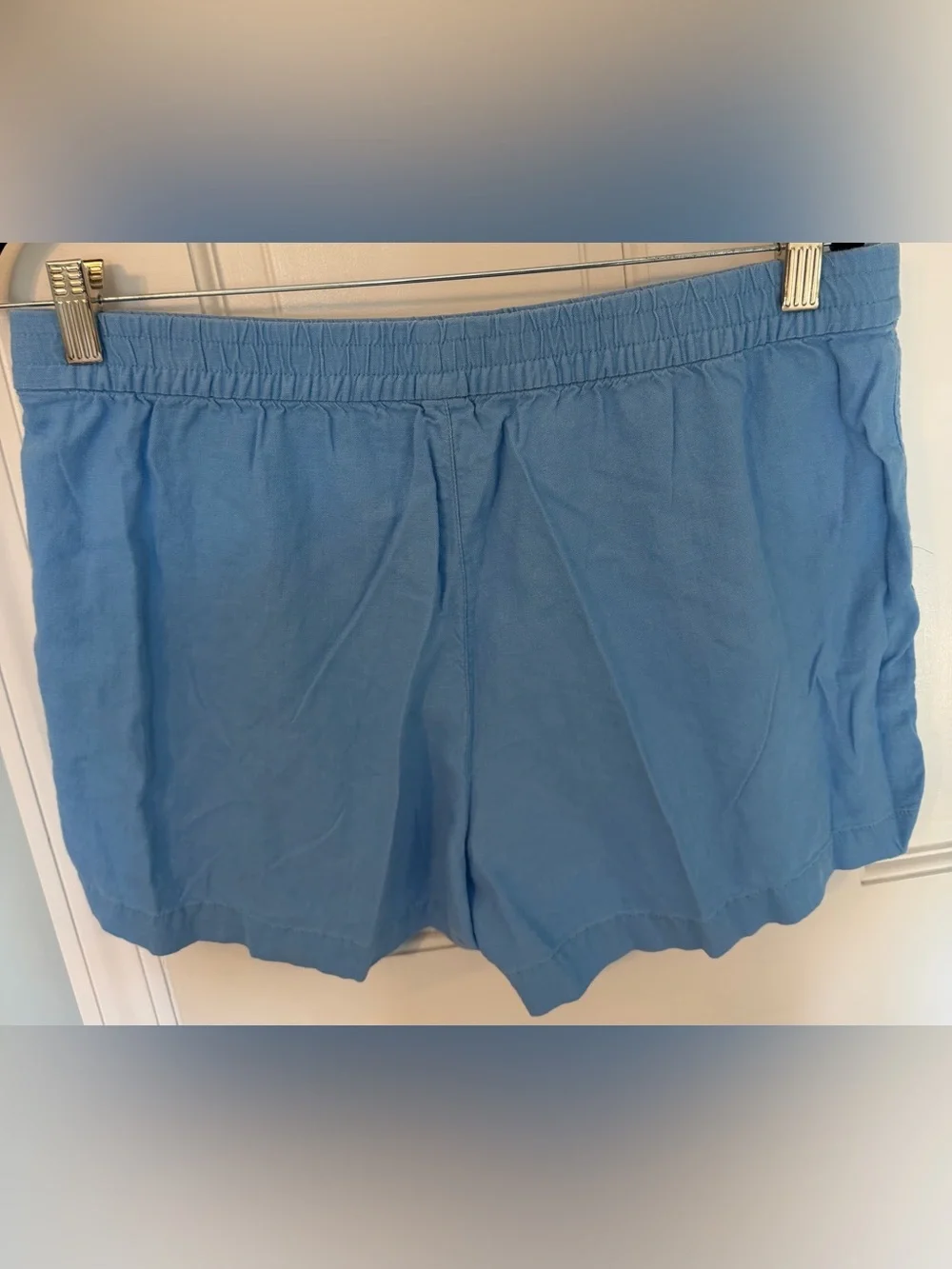 J. Crew Drawstring Women's Shorts Blue Medium